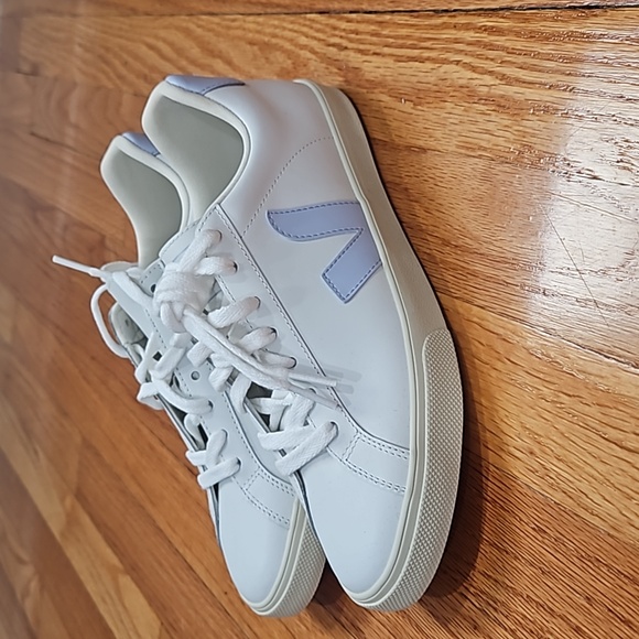 VEJA Esplar Leather Sneakers White Swan - Picture 4 of 8